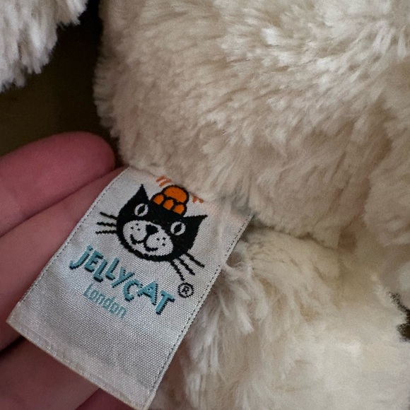 Jellycat Bashful Bunny Twinkle Medium GREAT Condition Off-white Stars RETIRED - Picture 9 of 12